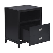 Load image into Gallery viewer, Modern Bedroom Nightstand Solid Wood Organizer Side End Table with 1-Drawer Storage Cabinet LORALIE
