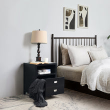Load image into Gallery viewer, Modern Bedroom Nightstand Solid Wood Organizer Side End Table with 1-Drawer Storage Cabinet LORALIE

