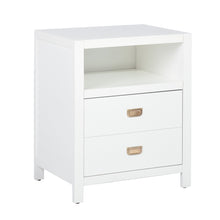 Load image into Gallery viewer, Modern Bedroom Nightstand Solid Wood Organizer Side End Table with 1-Drawer Storage Cabinet LORALIE
