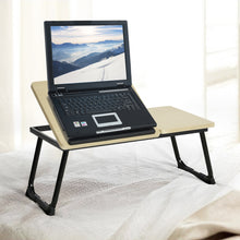 Load image into Gallery viewer, Mamie 11 in White Adjustable Laptop Table WHITE
