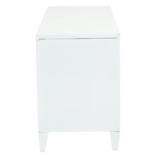 Load image into Gallery viewer, Single Door Metal Storage Cabinet, Locker Metal Multifuction 2-Tier Home Kitchen Office Storage Sideboard Cupboard Console MATAPOURI
