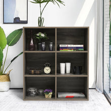 Load image into Gallery viewer, HomyCasa 6 Cubes Bookcase Living Room Cabinet
