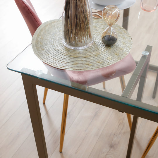 47.2 in. Dining Table for Kitchen Dining Room Furniture - HomyCasa