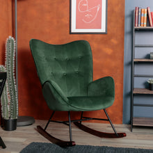 Load image into Gallery viewer, EPPING Modern Rocking Fabric Armchair- HomyCasa
