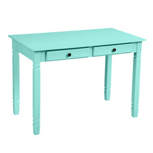 Load image into Gallery viewer, 43.3&#39; Wide Writing Desk with Drawer in GREEN
