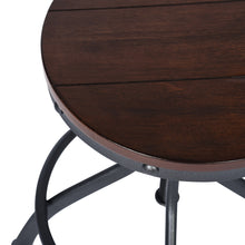 Load image into Gallery viewer, PANDORA Modern Industrial Swivel Wood Bar Table Set (Set of 5)-HomyCasa
