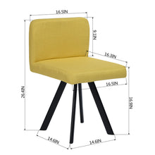 Load image into Gallery viewer, Set of one table and six nestable chairs, modern and practical - PIZZA
