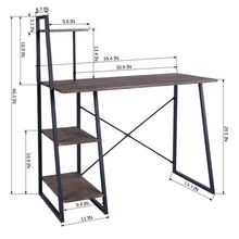 Load image into Gallery viewer, POUCHU Modern Storage Wooden Desk - HomyCasa
