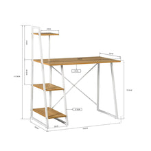 Load image into Gallery viewer, POUCHU Modern Storage Wooden Desk - HomyCasa
