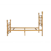 Load image into Gallery viewer, HomyCasa 80 In. Modern Golden Metal Bed - Twin Size
