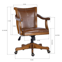 Load image into Gallery viewer, RENEE Traditional Solid Rubber Wood Task Chair - HomyCasa
