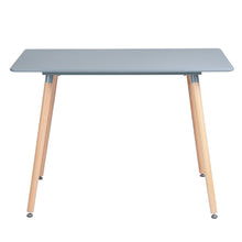 Load image into Gallery viewer, Mordern Rectangle Dining Table Grey 4 people - ROOKIE GREY
