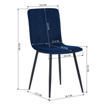 Load image into Gallery viewer, Upholstered fabric  Dining Chair for Kitchen
