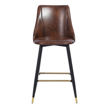 Load image into Gallery viewer, Modern Counter Stool with Pu Cover for Bar set in Kitchen
