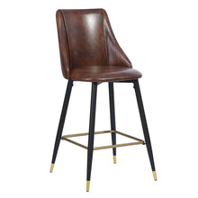 Load image into Gallery viewer, Modern Counter Stool with Pu Cover for Bar set in Kitchen
