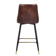 Load image into Gallery viewer, Modern Counter Stool with Pu Cover for Bar set in Kitchen
