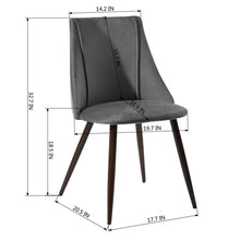 Load image into Gallery viewer, Modern Upholstered Set of 2 Dining Chair in Kitchen
