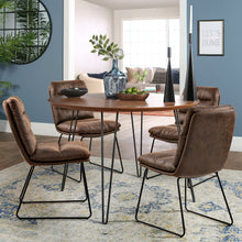 Load image into Gallery viewer, STEFFEN Mid-Century Modern Upholstered Dining Chairs(Set of 2)-HomyCasa
