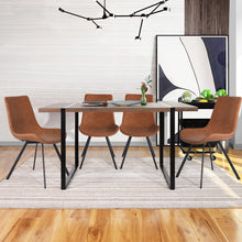 Load image into Gallery viewer, JACQUARD Modern Leather Dining Chairs(Set of 4)- HomyCasa
