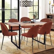 Load image into Gallery viewer, PUZZLE Modern Fabric Dining Chairs(Set of 2)- HomyCasa
