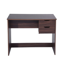 Load image into Gallery viewer, Classic look desk in natural wood effect with integrated drawers - WASTON
