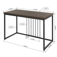 Load image into Gallery viewer, Modern and original desk in black and natural wood effect - ZEN DESK
