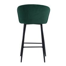 Load image into Gallery viewer, Upholstered Velvet Counter &amp; Bar Stool (Set of 2)
