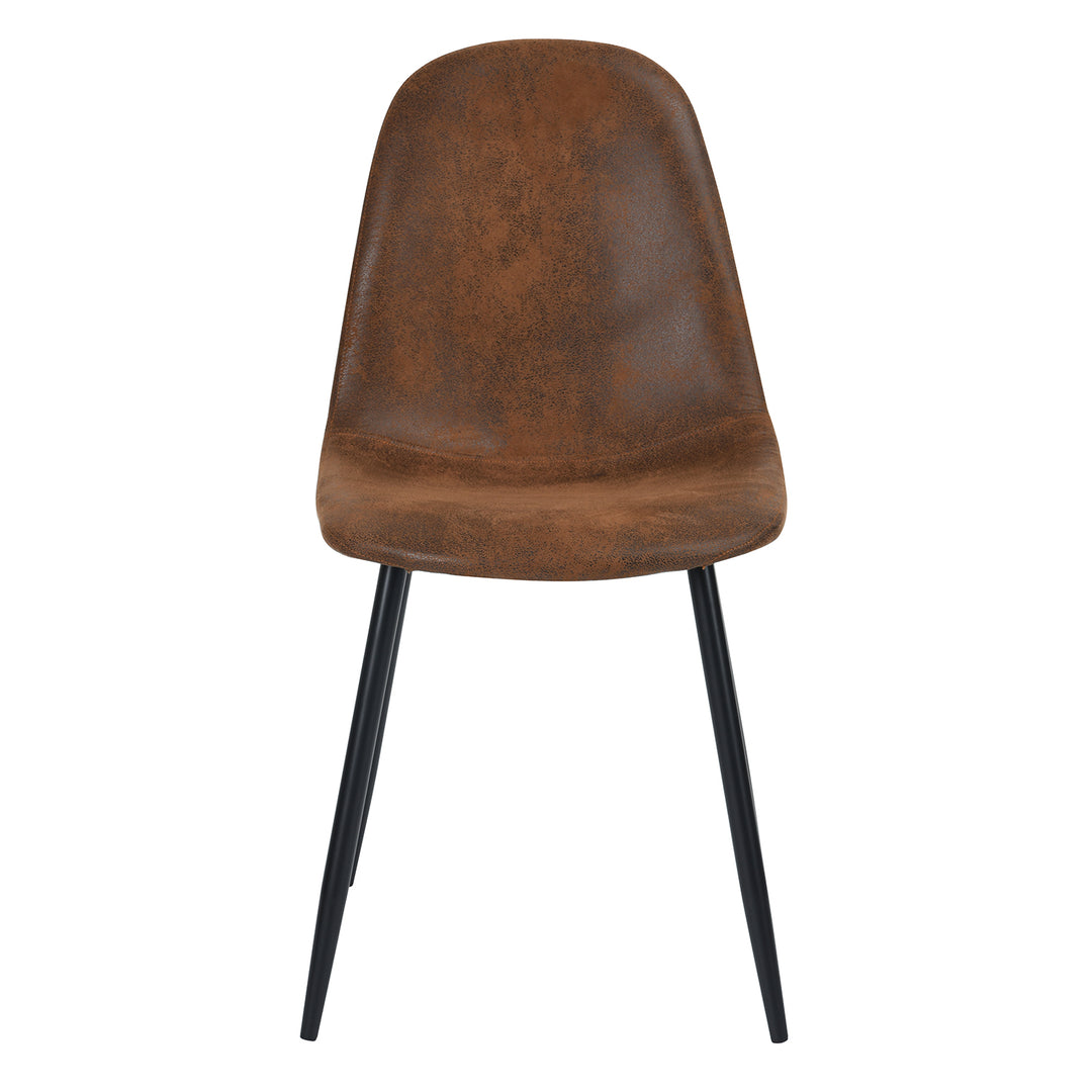 Chartlons Suede Upholstery Dining Side Chair Set of 4