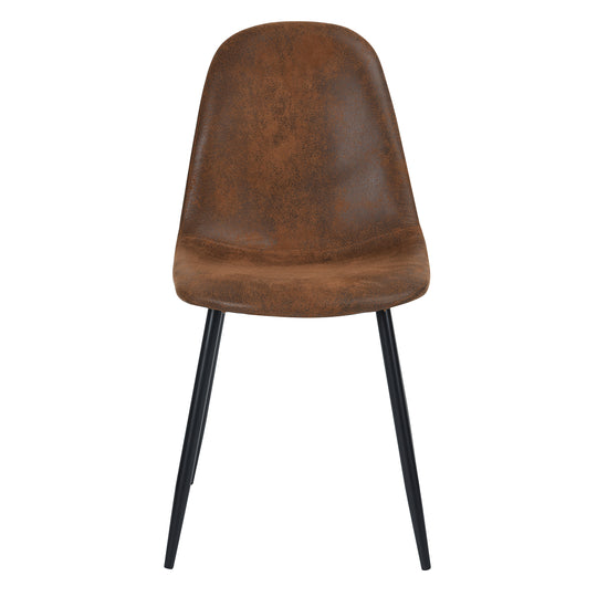 Chartlons Suede Upholstery Dining Side Chair Set of 4