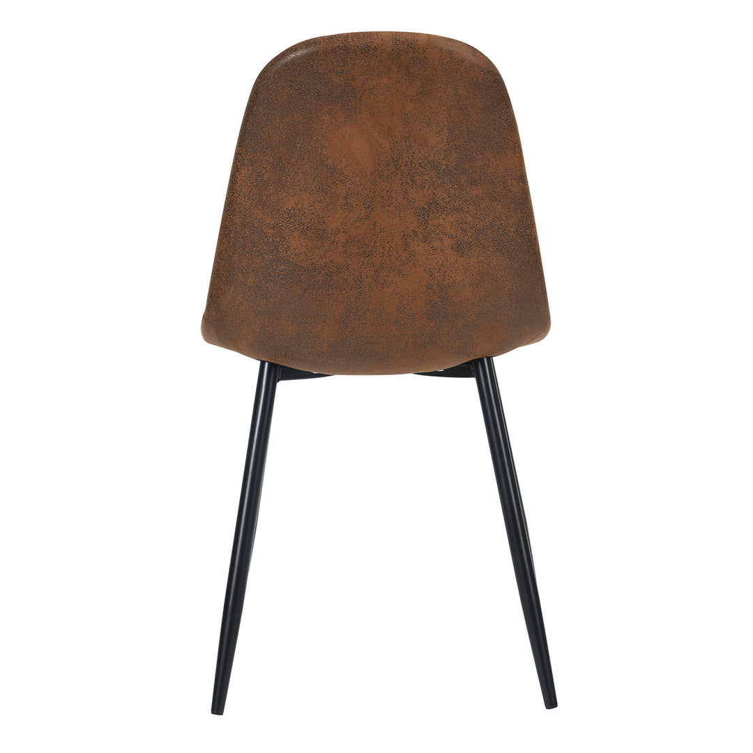 Chartlons Suede Upholstery Dining Side Chair Set of 4
