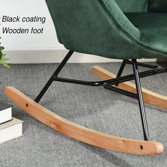 Epping Modern Rocking Fabric Armchair- HOMY CASA