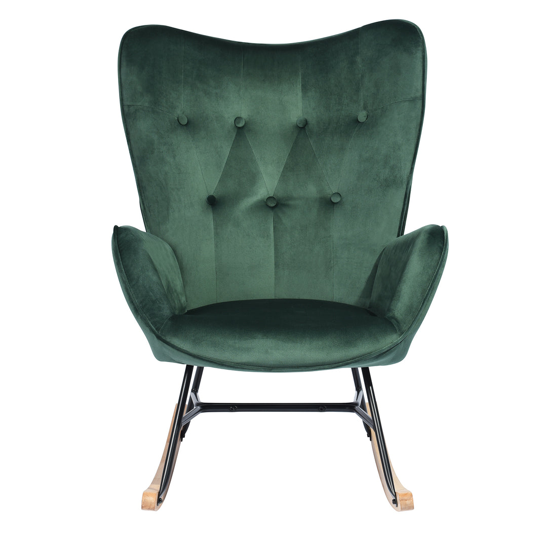 Epping Modern Rocking Fabric Armchair- HOMY CASA
