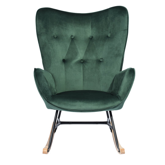 Epping Modern Rocking Fabric Armchair- HOMY CASA