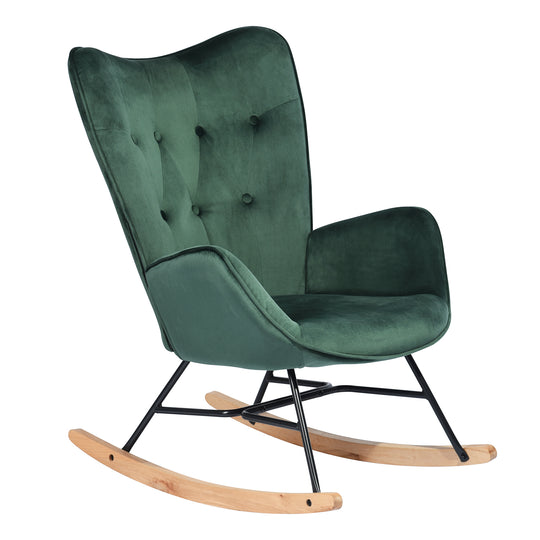 Epping Modern Rocking Fabric Armchair- HOMY CASA