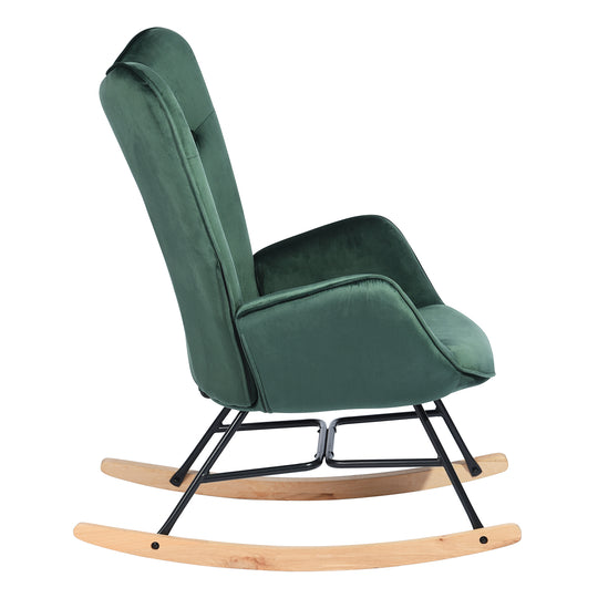 Epping Modern Rocking Fabric Armchair- HOMY CASA