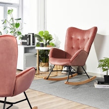 Load image into Gallery viewer, EPPING Modern Rocking Fabric Armchair- HomyCasa
