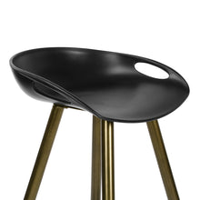 Load image into Gallery viewer, Modern Dining Room White PP seat Metal Leg Barstool
