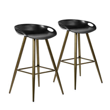 Load image into Gallery viewer, Modern Dining Room White PP seat Metal Leg Barstool
