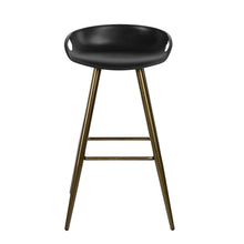 Load image into Gallery viewer, Modern Dining Room White PP seat Metal Leg Barstool

