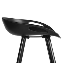 Load image into Gallery viewer, Modern Dining Room White PP seat Metal Leg Barstool
