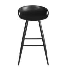 Load image into Gallery viewer, Modern Dining Room White PP seat Metal Leg Barstool
