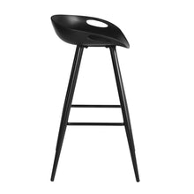 Load image into Gallery viewer, Modern Dining Room White PP seat Metal Leg Barstool
