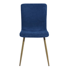 Load image into Gallery viewer, Modren Dining Chairs Set of 4,with Fabric Seat &amp; Back with Golden Legs for Dining Room
